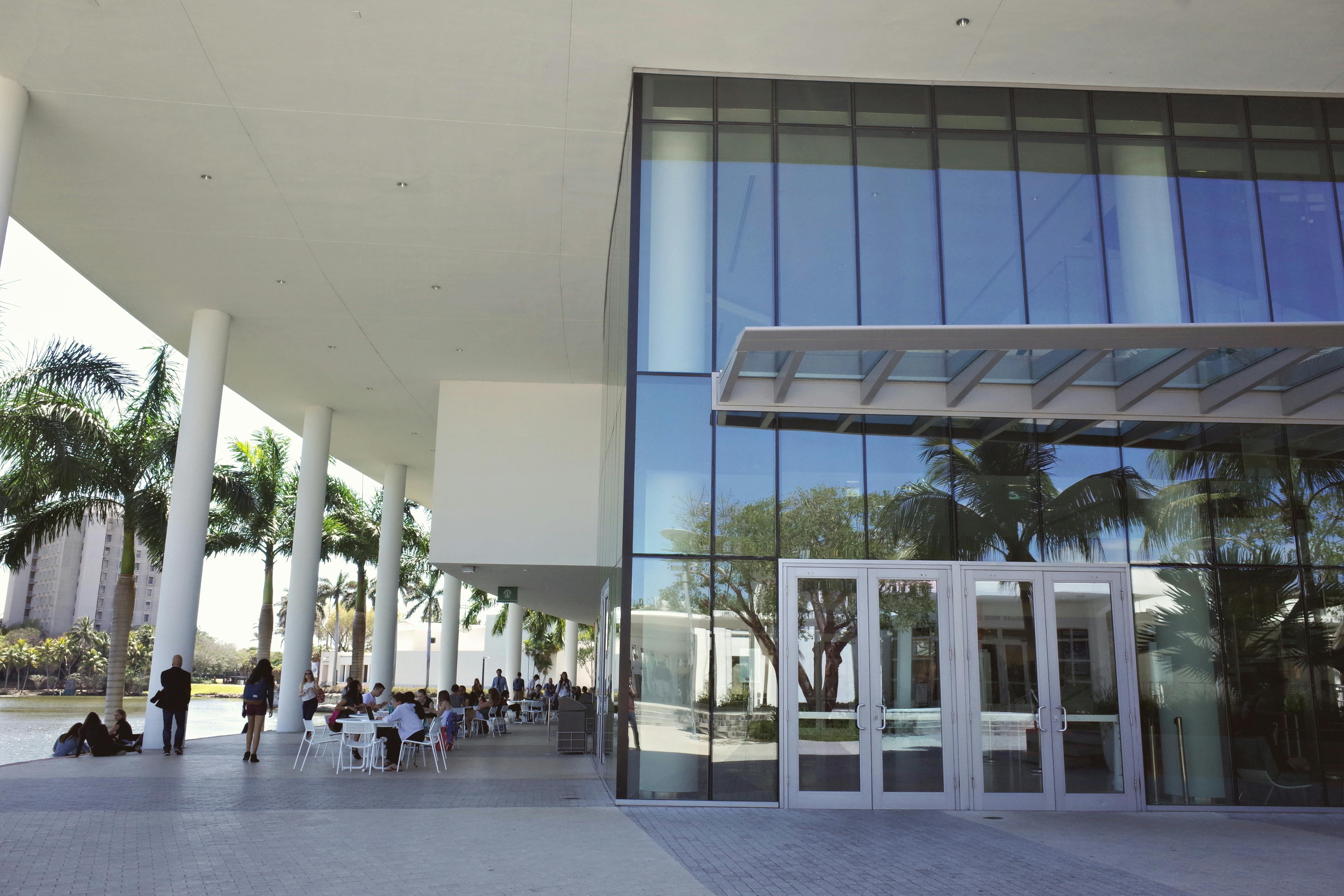 Modern college campus