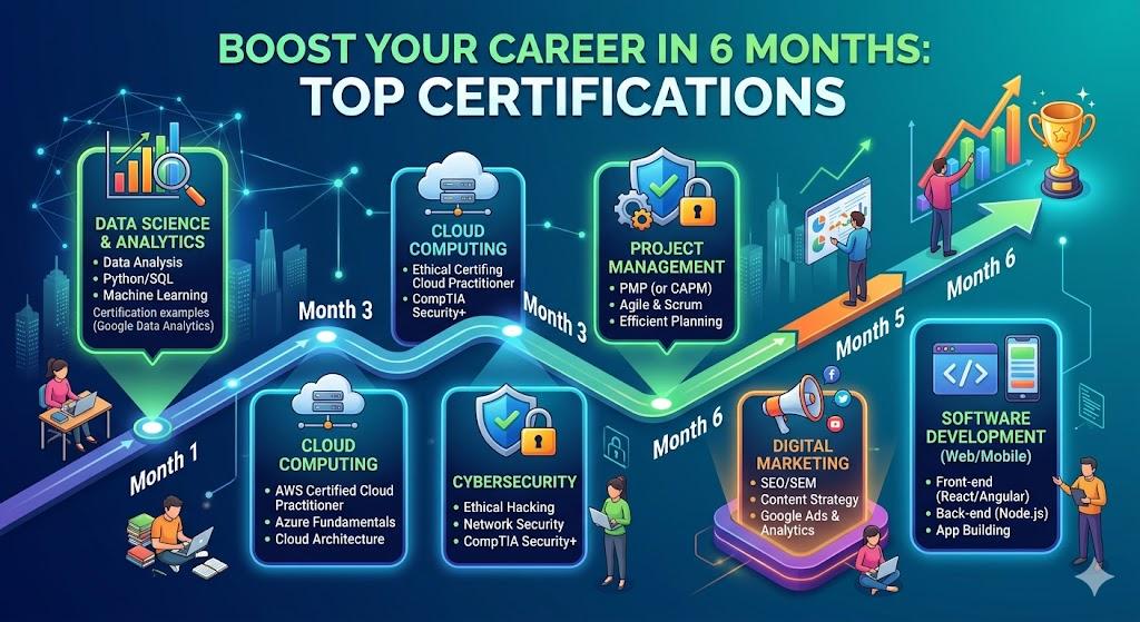 Top Certifications That Can Boost Your Career in 6 Months