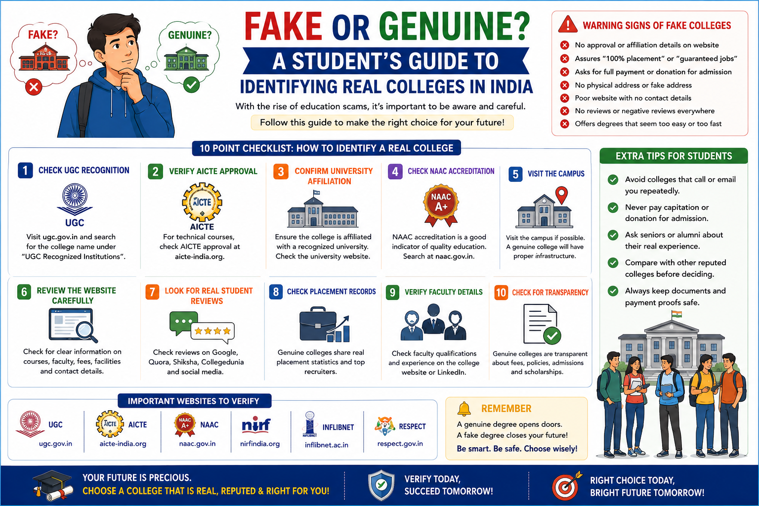 Fake or Genuine? A Student’s Guide to Identifying Real Colleges in India